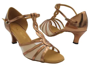1692 Dark Tan Copper Leather_Flesh Mesh