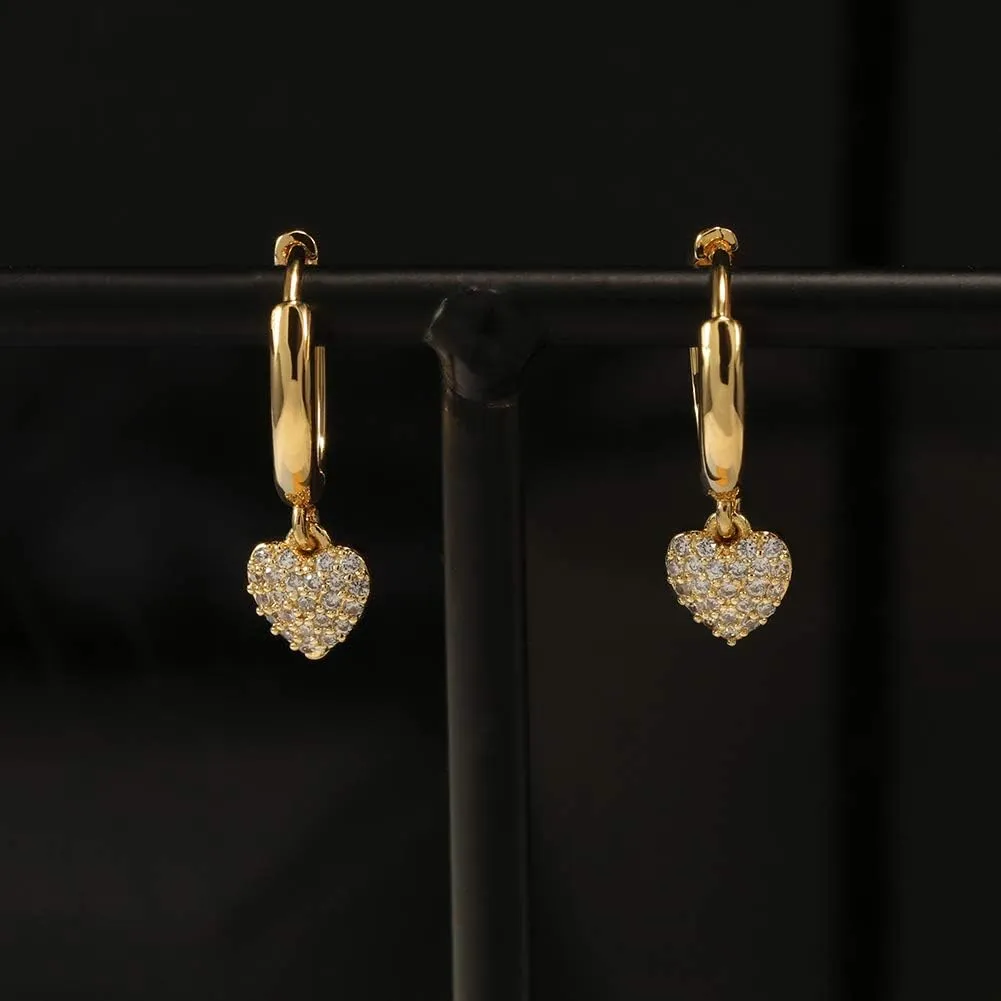 18K Gold Plated Huggie Small Hoop Earrings
