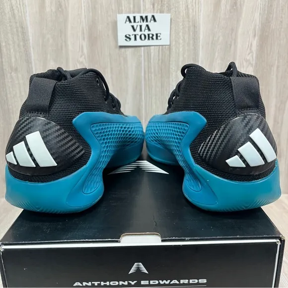 Adidas AE 1 J Basketball New Wave Blue Youth Shoes IF1884 GS Sz 5