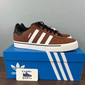 Adidas Campus Vulc Preloved Brown White Black Shoes IH5388 Men's Size
