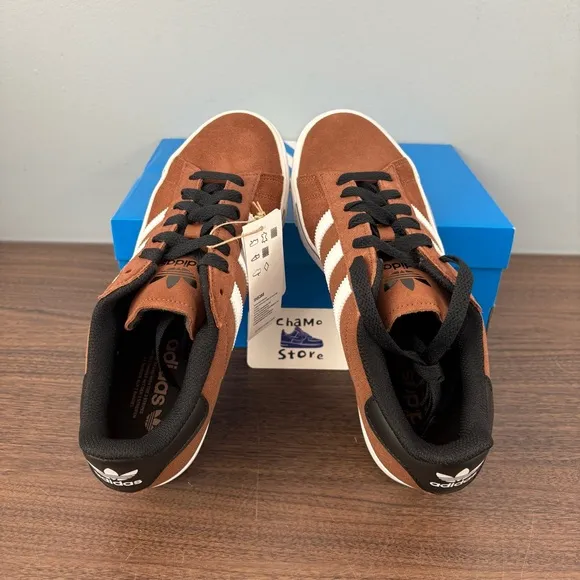 Adidas Campus Vulc Preloved Brown White Black Shoes IH5388 Men's Size