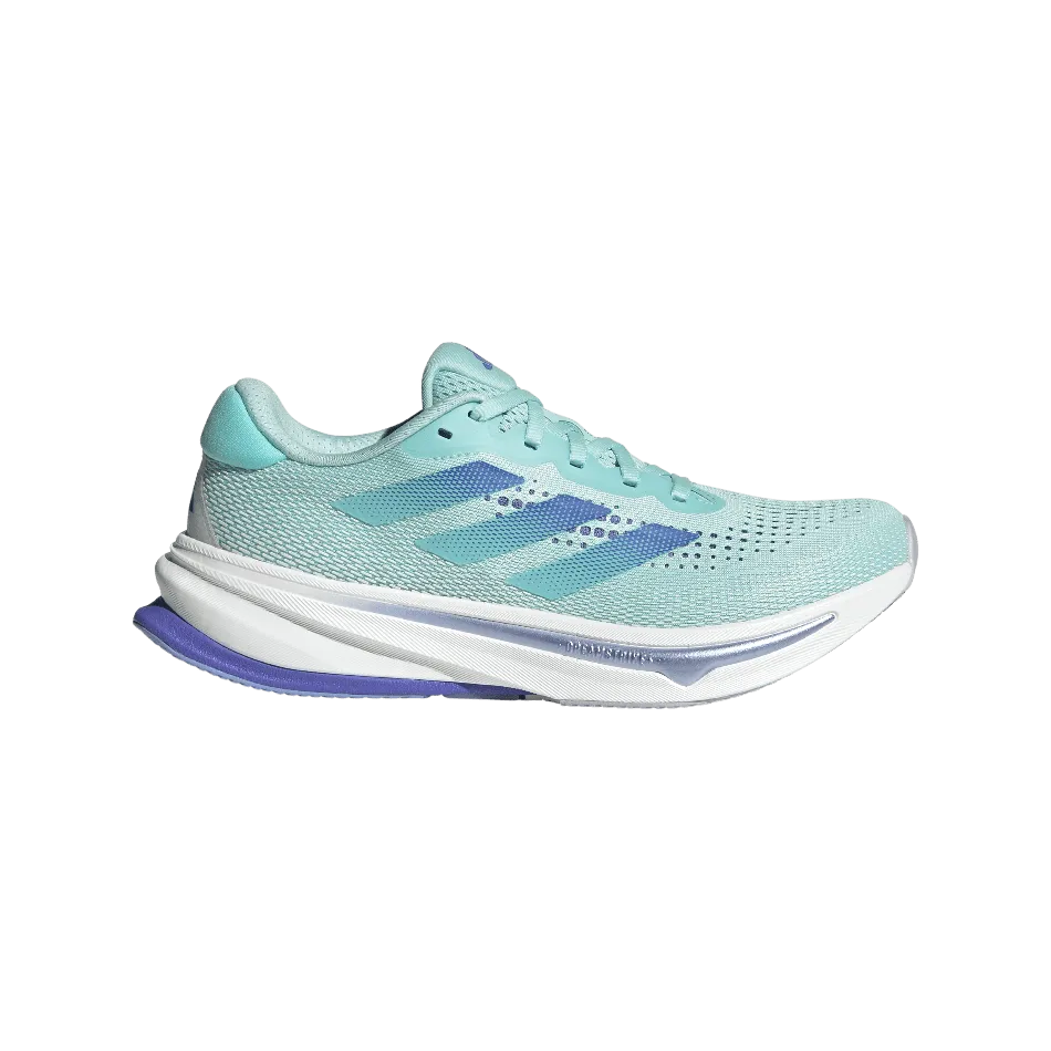 Adidas Supernova Rise Women's Running Shoes in Semi Flash Aqua/Cobalt Blue/Blue Spark Met AW24