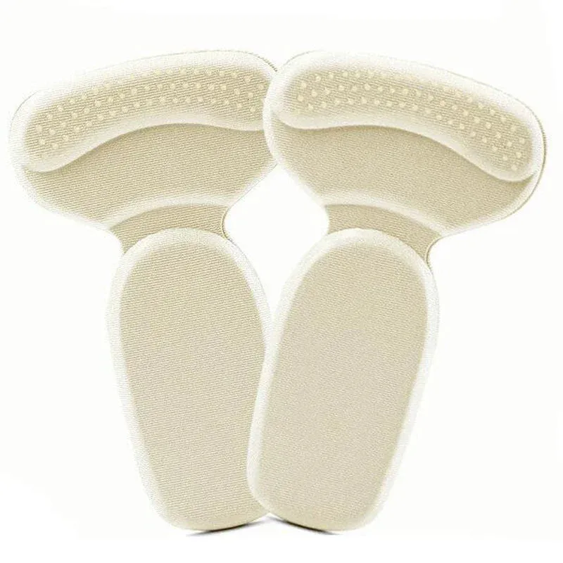 Adjustable Size Heel Pads for Women's Sport Shoes - Anti-Wear Insoles Patch with Back Sticker
