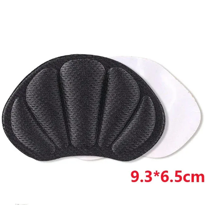 Adjustable Size Heel Pads for Women's Sport Shoes - Anti-Wear Insoles Patch with Back Sticker