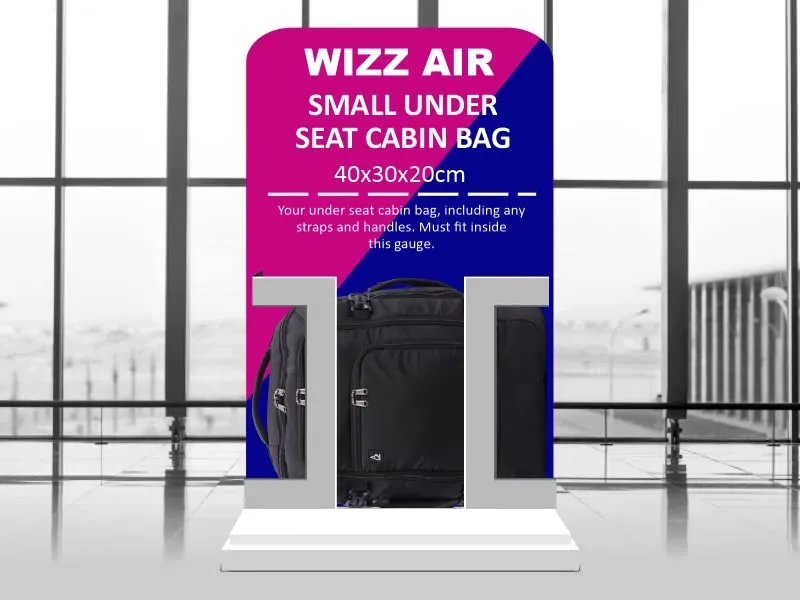 Aerolite 40x30x20 Wizz Air Maximum Size Backpack Eco-Friendly Cabin Luggage Approved Travel Carry On Holdall Lightweight Shoulder Bag Flight Rucksack with YKK Zippers 5 Year Warranty