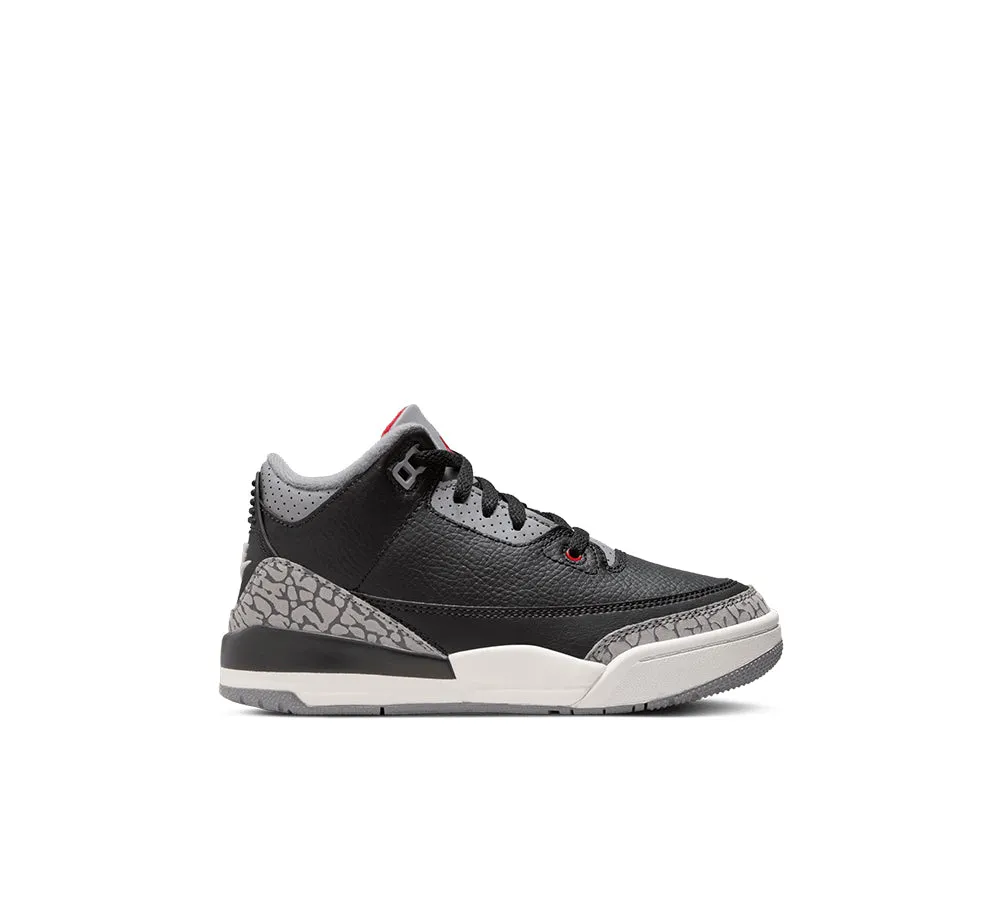 Air Jordan 3 Retro (PS) "Black Cement"