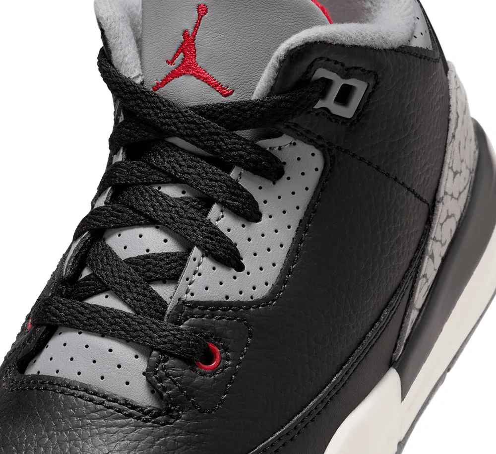 Air Jordan 3 Retro (PS) "Black Cement"
