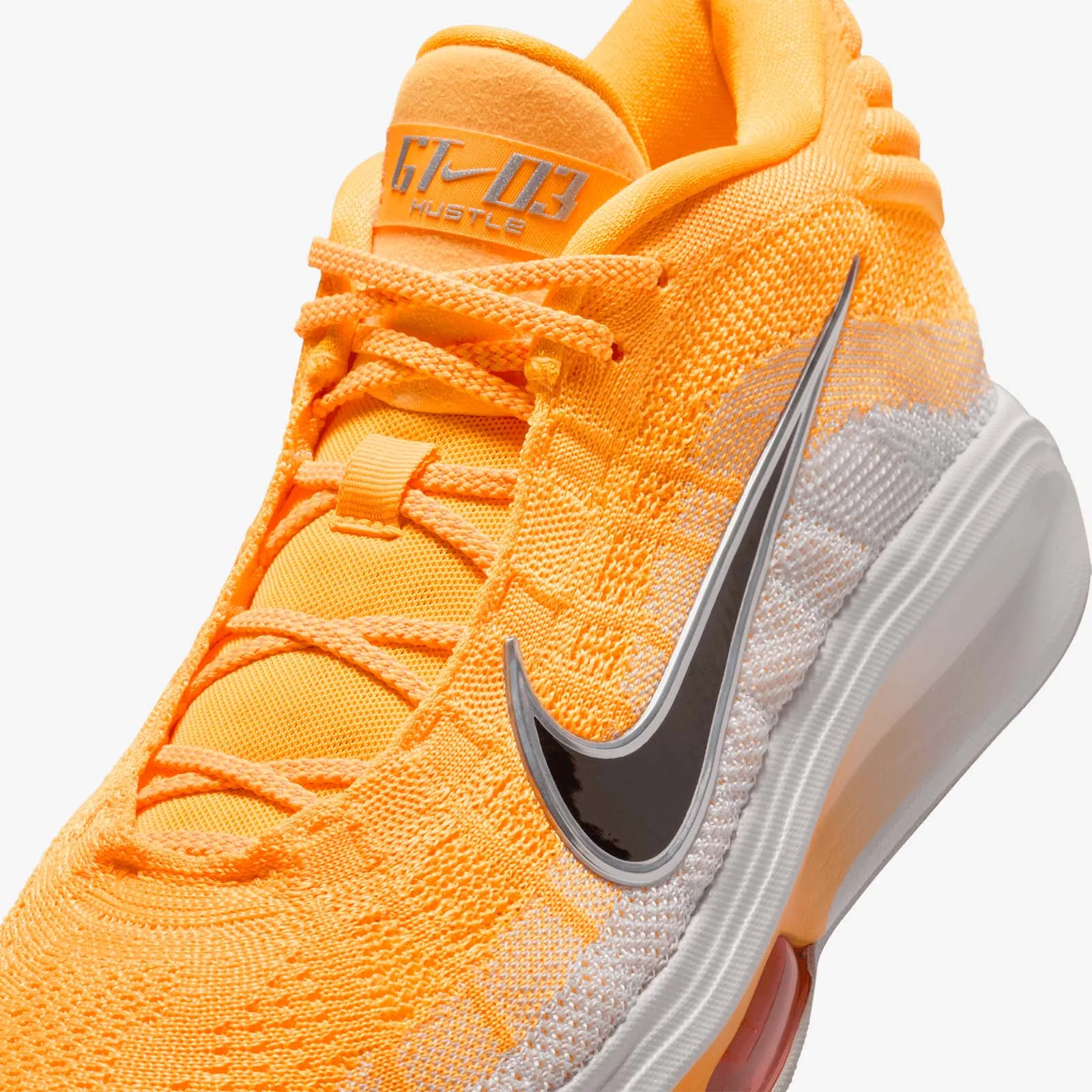 Air Zoom G.T Hustle 3 - Laser Orange/Black/Metallic Silver