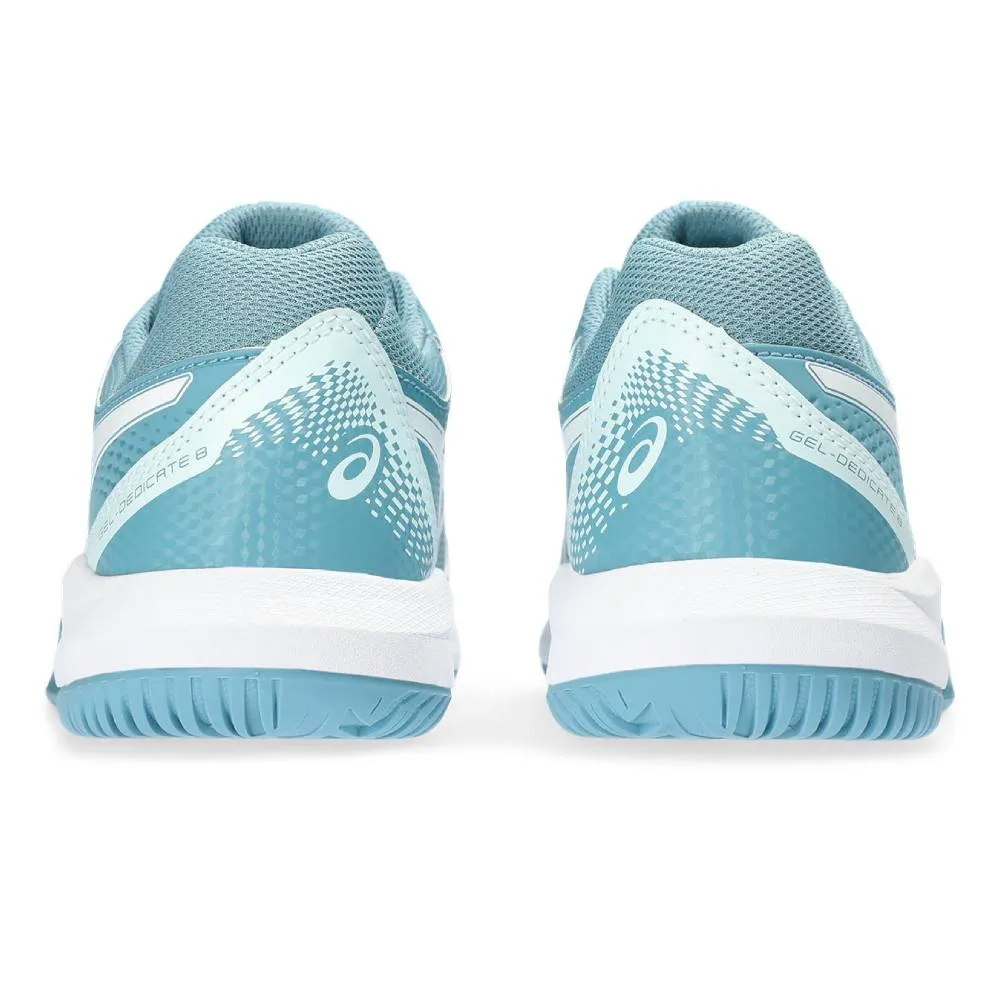 Asics Gel Dedicate 8 Women's Tennis Shoe (Blue/White)