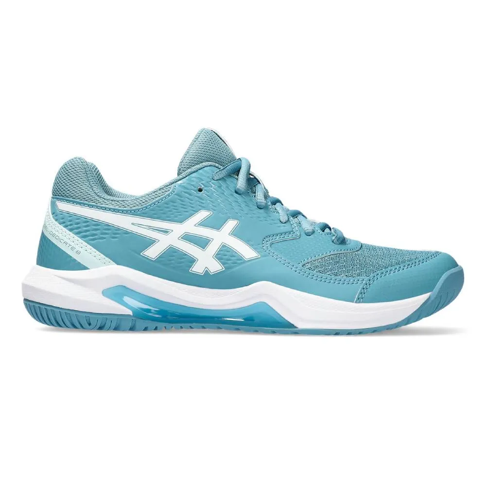Asics Gel Dedicate 8 Women's Tennis Shoe (Blue/White)
