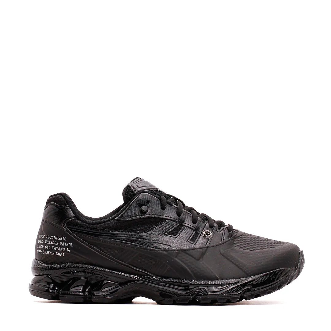Asics Men x Limited Edt x SBTG Gel-Kayano 14 Monsoon Patrol Black 1201A975-001