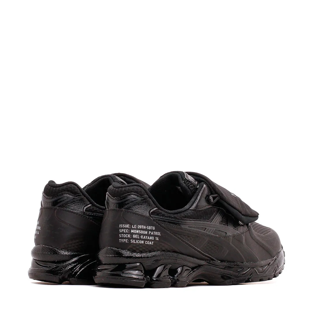 Asics Men x Limited Edt x SBTG Gel-Kayano 14 Monsoon Patrol Black 1201A975-001