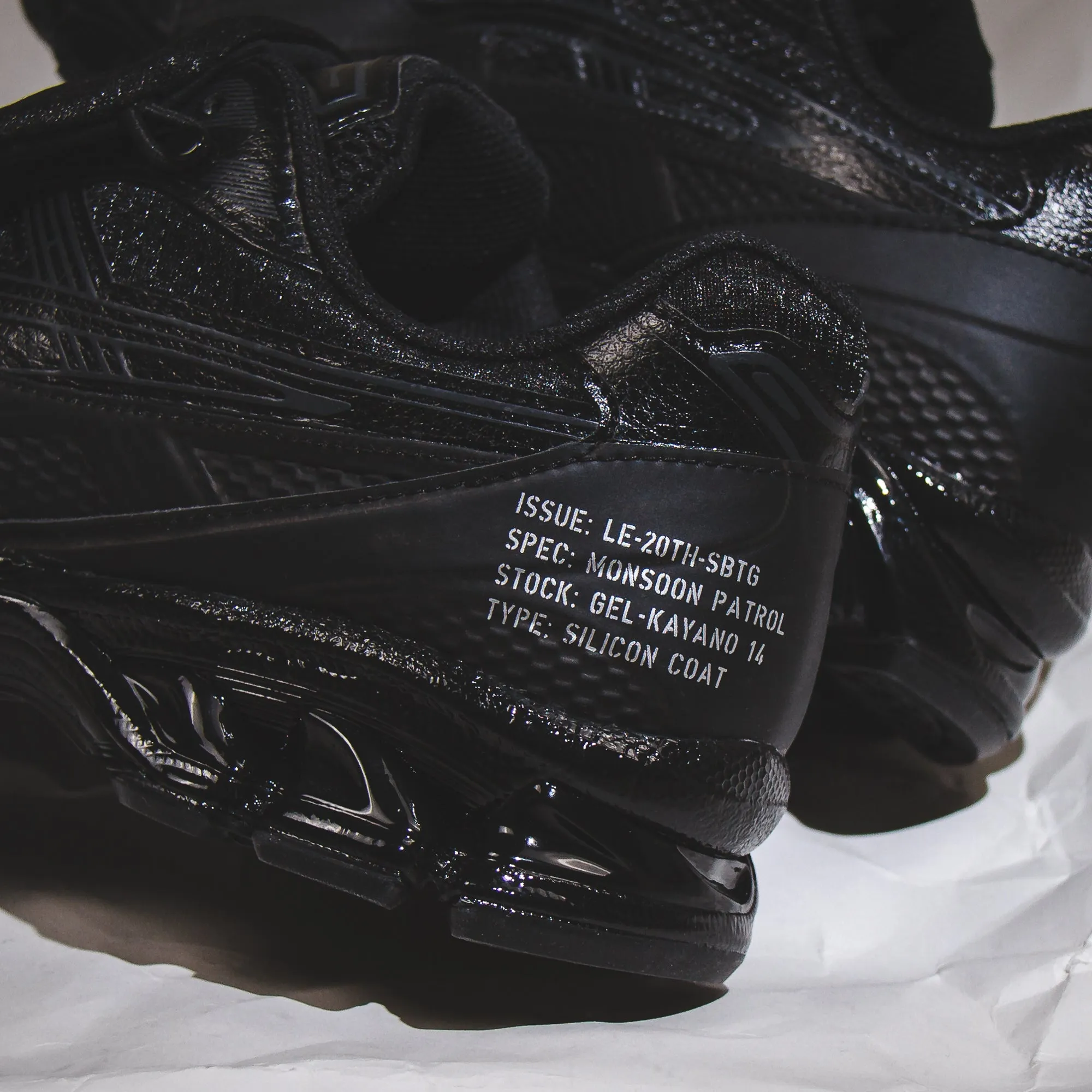 Asics Men x Limited Edt x SBTG Gel-Kayano 14 Monsoon Patrol Black 1201A975-001
