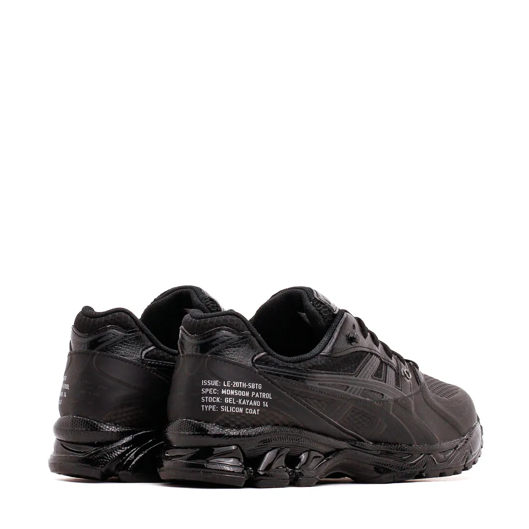 Asics Men x Limited Edt x SBTG Gel-Kayano 14 Monsoon Patrol Black 1201A975-001
