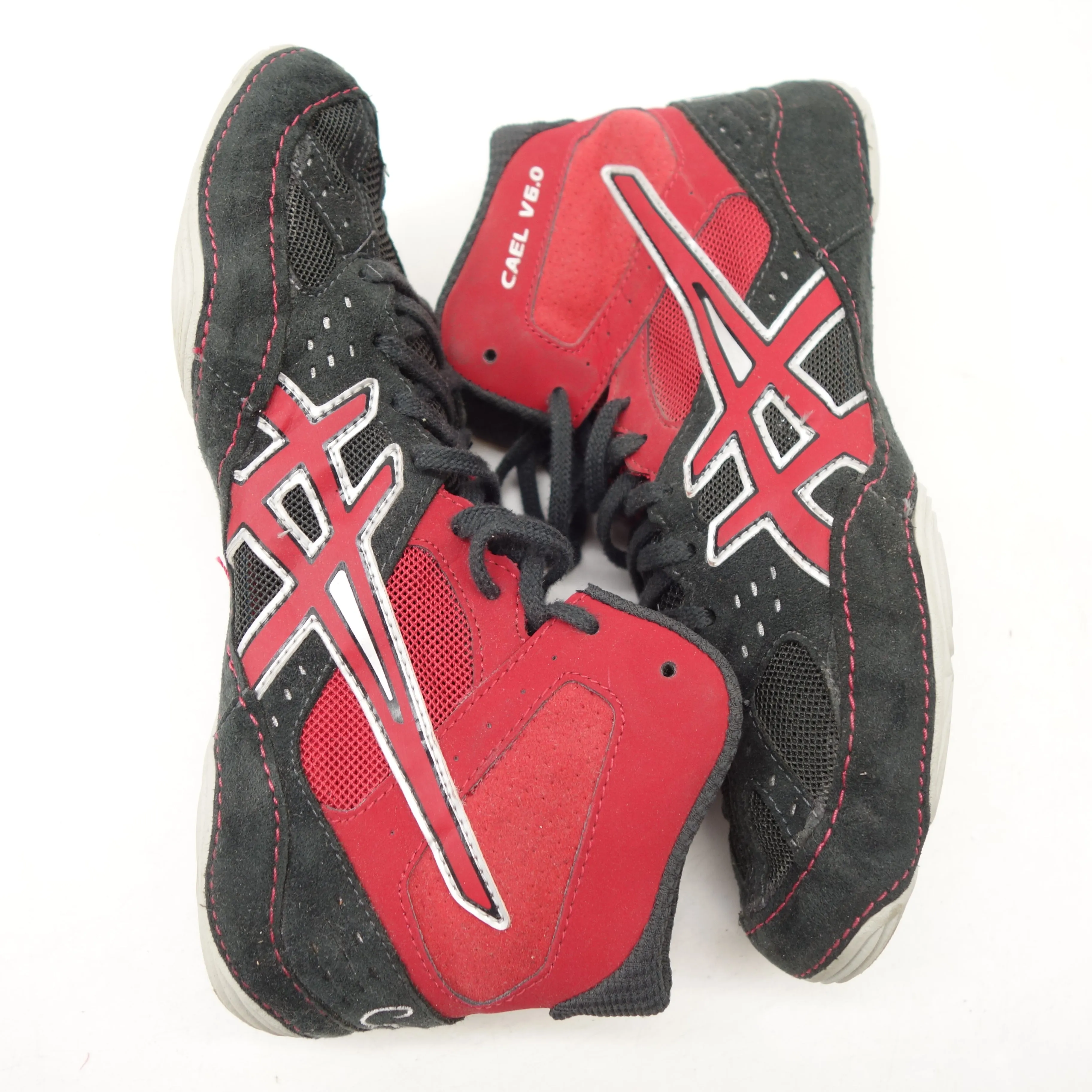 Asics Men's Red Cael V6.0 Wrestling Shoes US 6.5 EU 37.5