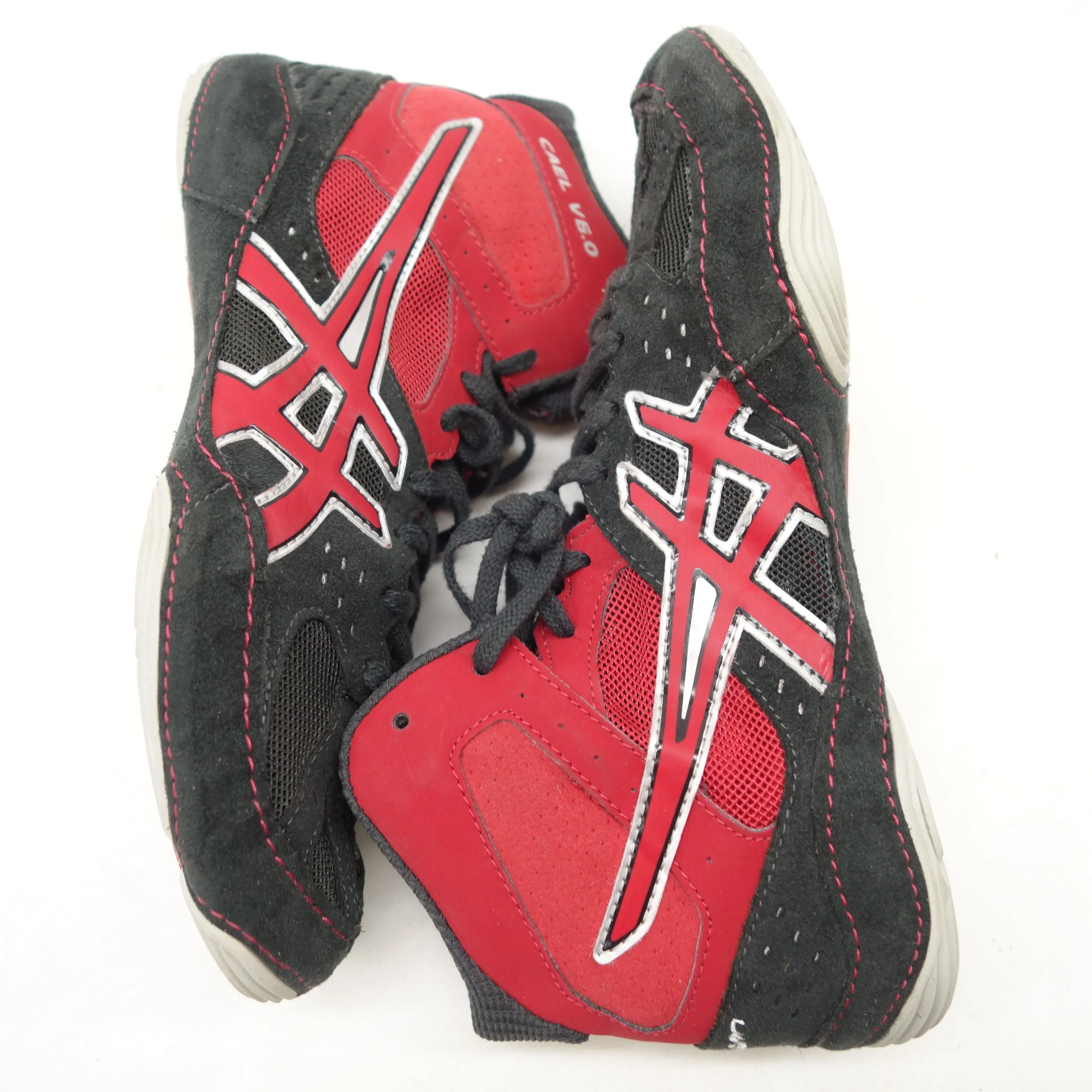 Asics Men's Red Cael V6.0 Wrestling Shoes US 6.5 EU 37.5