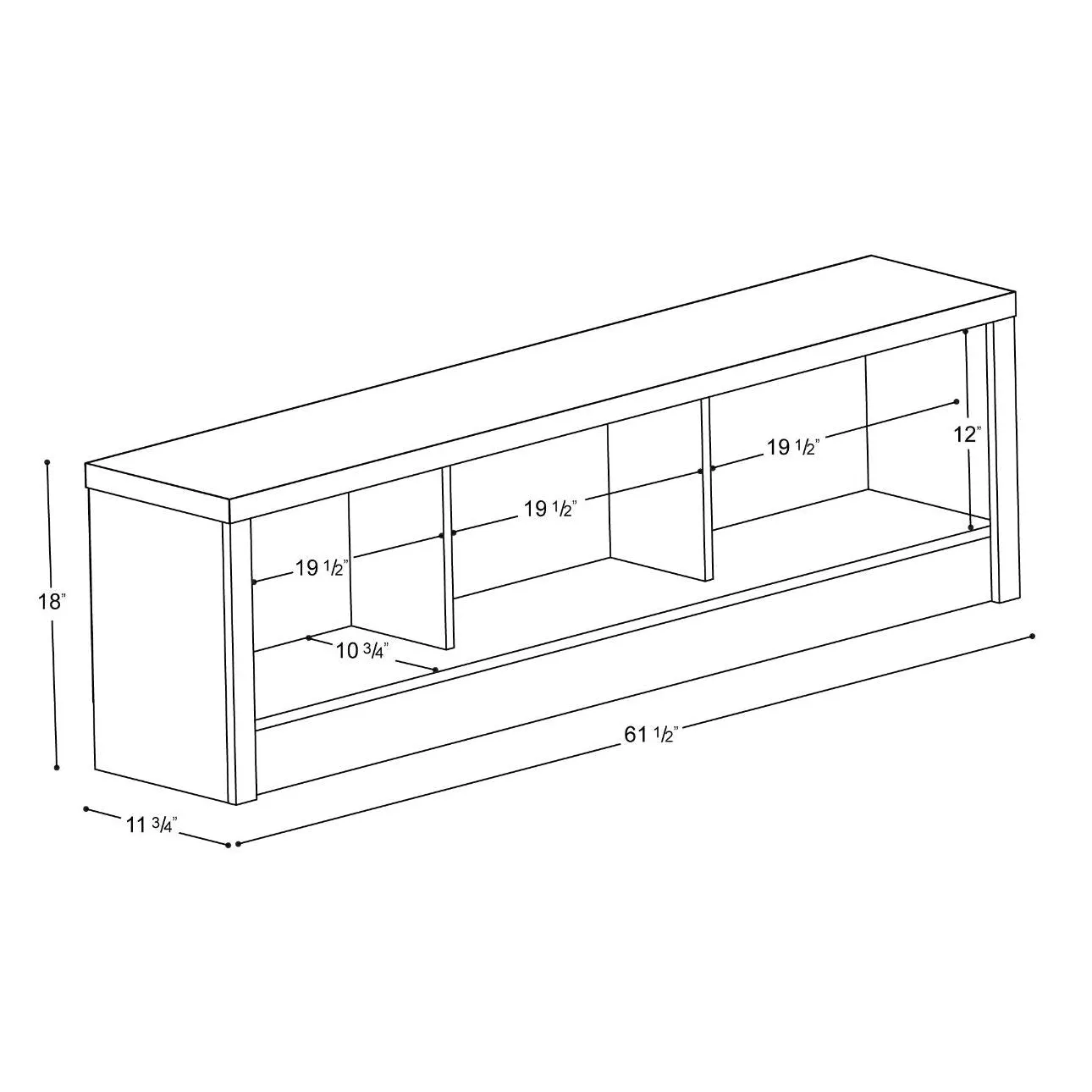 Bedroom Storage Bench Footboard in Espresso Wood Finish