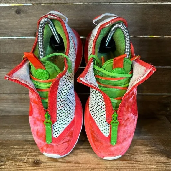 Big Kids Nike Air PG 4 Christmas Red Velvet Basketball Shoes Sneakers Size 6.5 Y