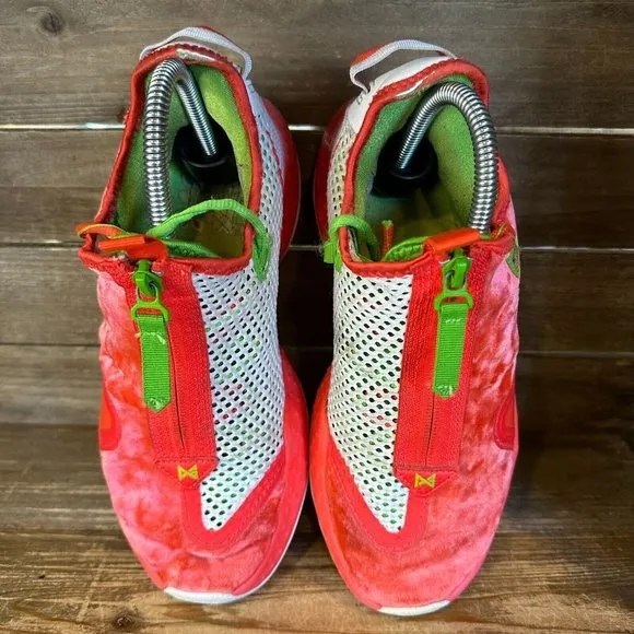 Big Kids Nike Air PG 4 Christmas Red Velvet Basketball Shoes Sneakers Size 6.5 Y