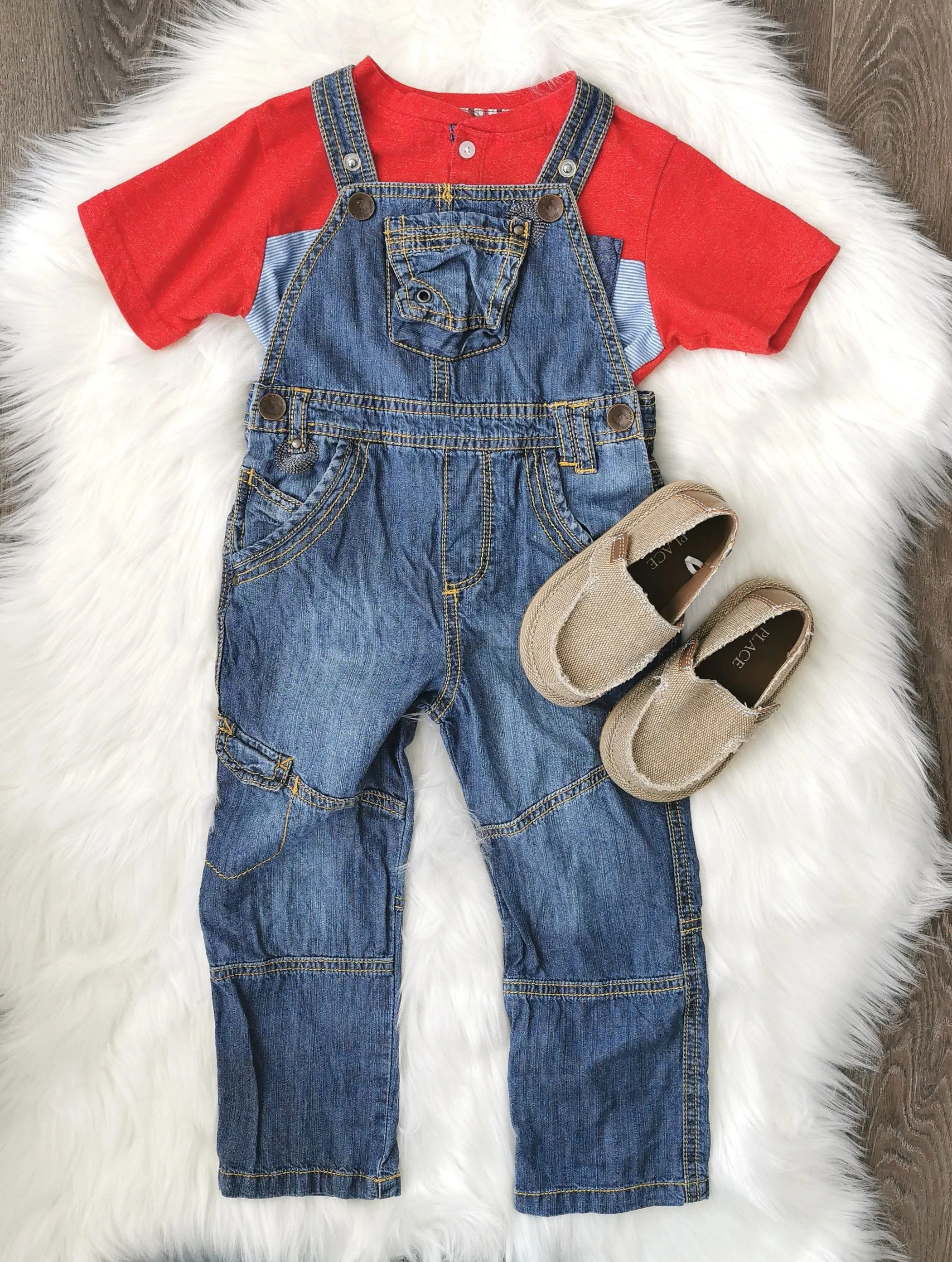 BOY SIZE 2/3 YEARS - BEN SHERMAN, ZARA BABY & CHILDREN'S PLACE, 3 Piece Mix N Match Outfit EUC B14