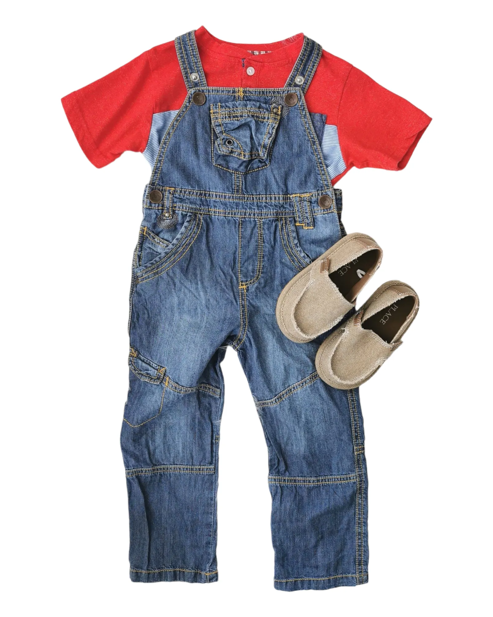 BOY SIZE 2/3 YEARS - BEN SHERMAN, ZARA BABY & CHILDREN'S PLACE, 3 Piece Mix N Match Outfit EUC B14