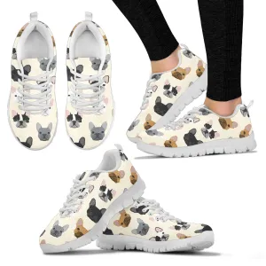 Bulldogs white Women's Sneakers