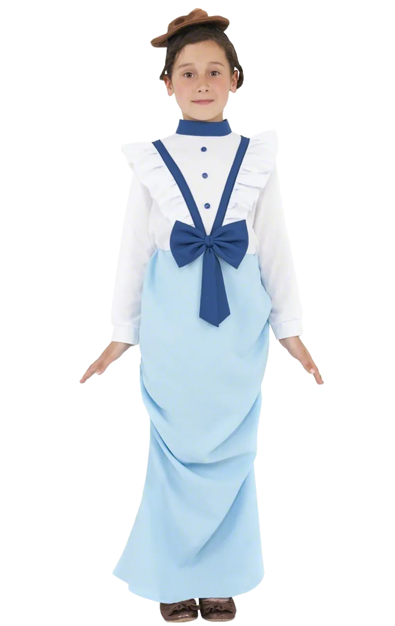 Childrens Posh Victorian Girl Costume