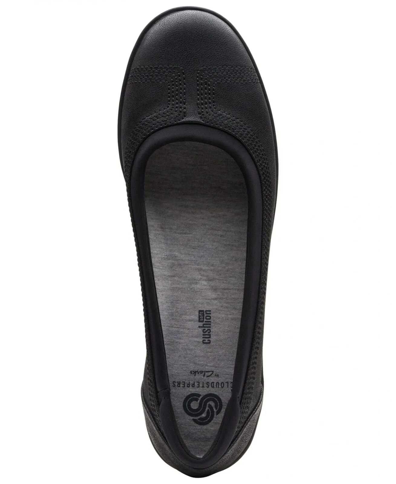 Clarks Of England Womens Ayla Low Flats Shoes 26137787 Black 6M