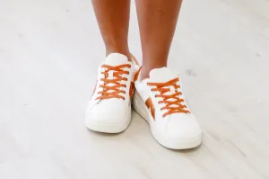 Corky's Tailgate Orange Crinkly Metallic