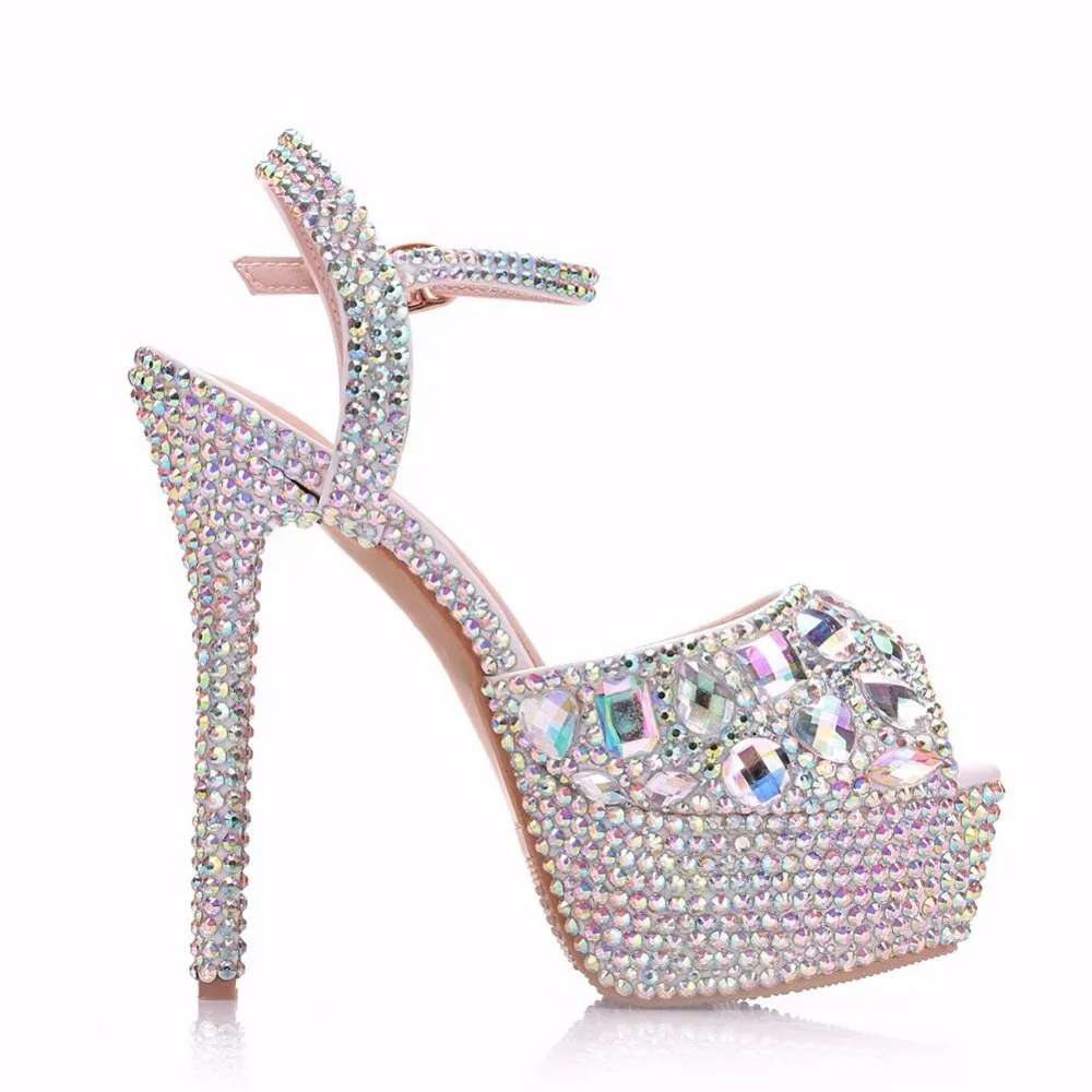 Crystal Queen Diamond Super High Heels