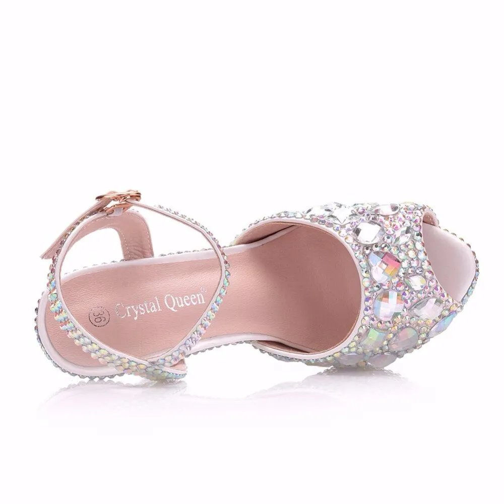 Crystal Queen Diamond Super High Heels