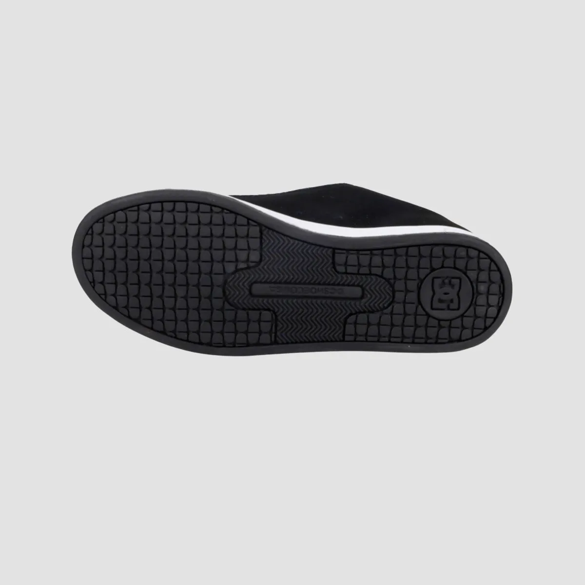 DC Court Graffik Shoes - Black/White Print - Womens