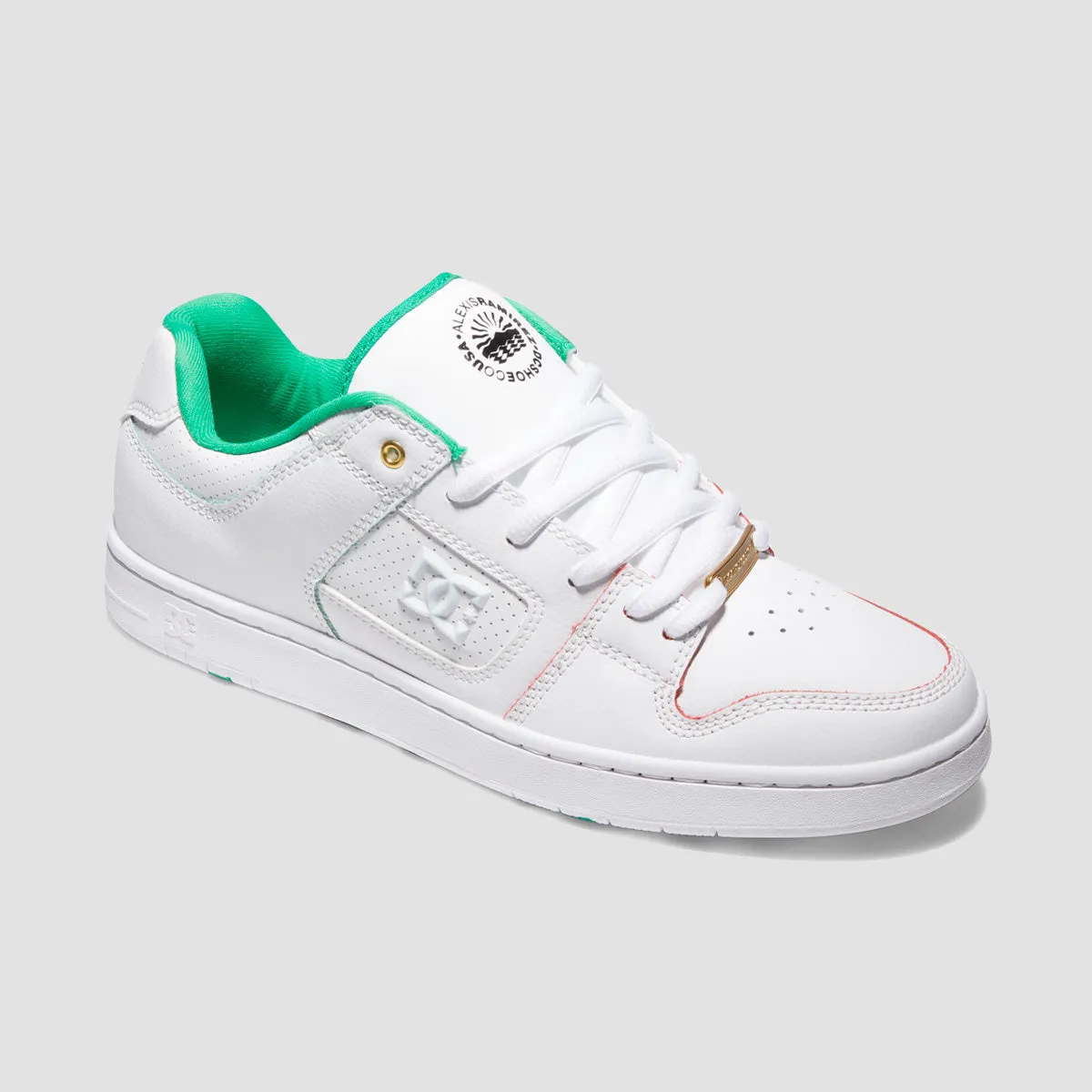 DC Manteca Alexis Shoes - White/Red