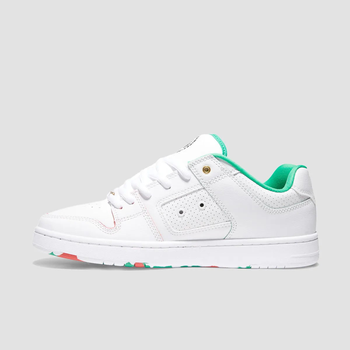 DC Manteca Alexis Shoes - White/Red