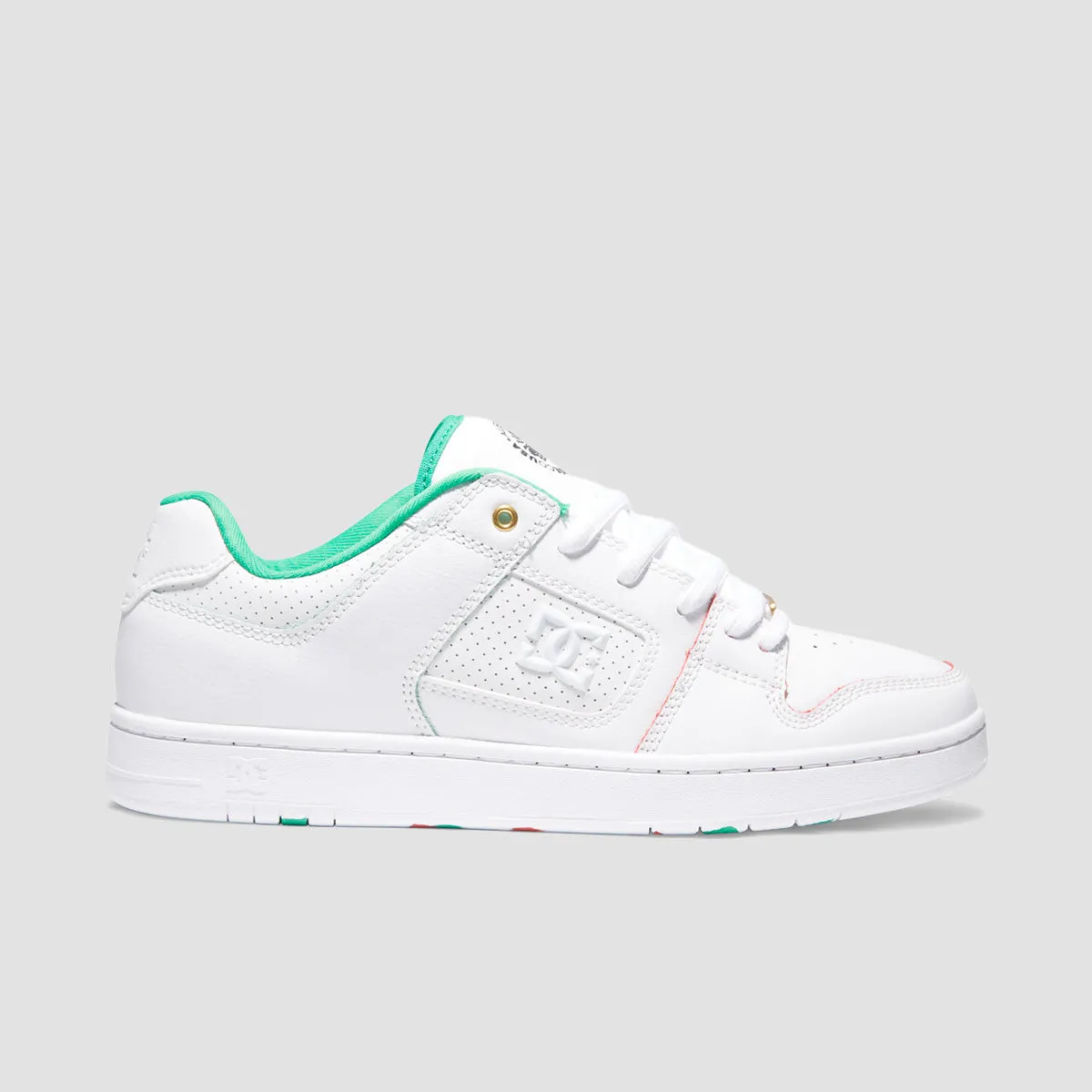 DC Manteca Alexis Shoes - White/Red