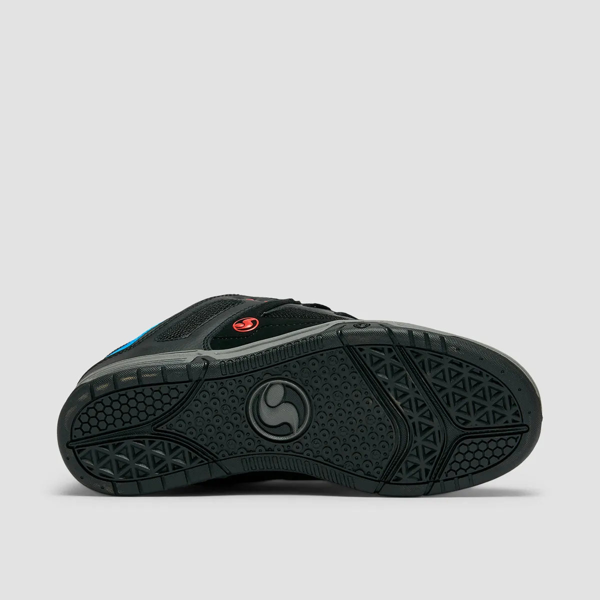 DVS Gambol Shoes - Black/Fiery Red/Blue Nubuck