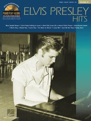 ELVIS PRESLEY HITS PIANO PLAYALONG V35 BK/CD