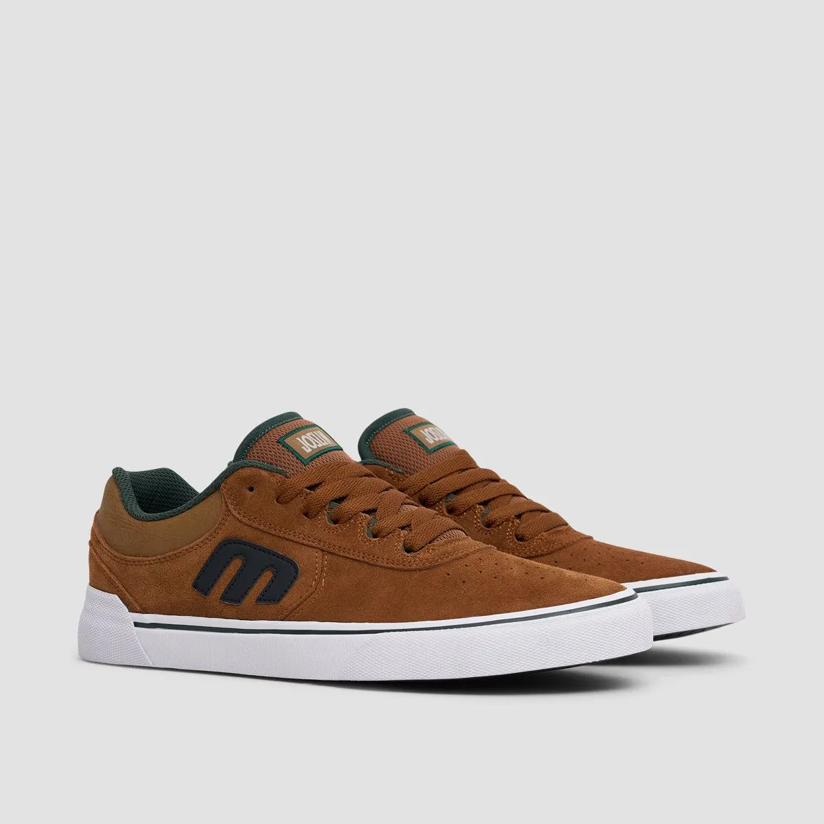 Etnies Joslin Vulc Shoes - Brown/Green