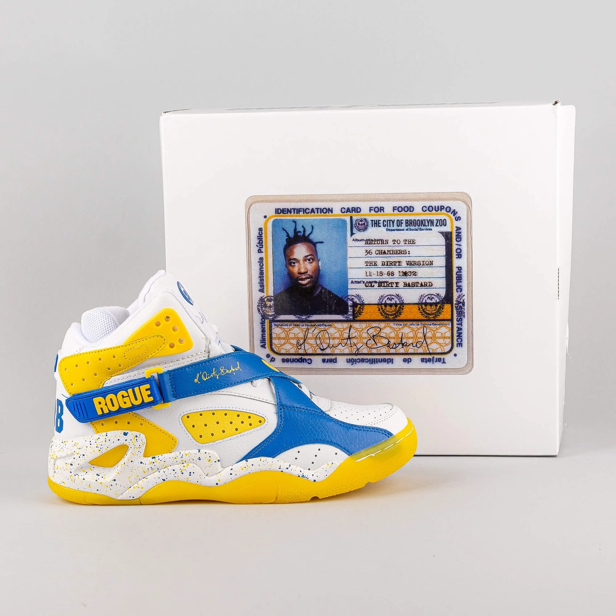 Ewing Athletics OL DIRTY BASTARD BROOKLYN ZOO ANNIVERSARY White/Blue/Gold
