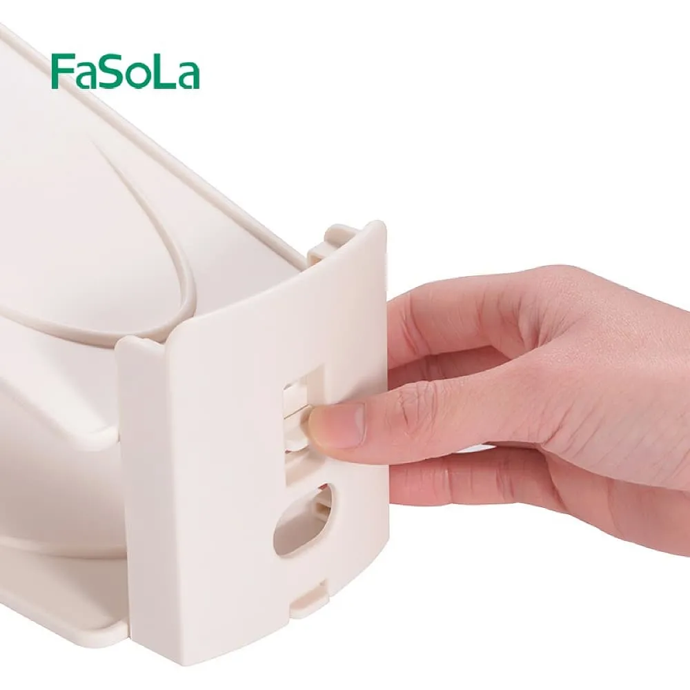FaSoLa Adjustable Double-Layer Shoe Rack - 27*7.8*9.5cm