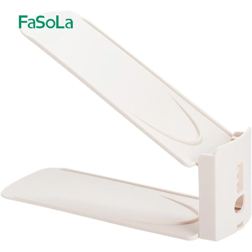 FaSoLa Adjustable Double-Layer Shoe Rack - 27*7.8*9.5cm