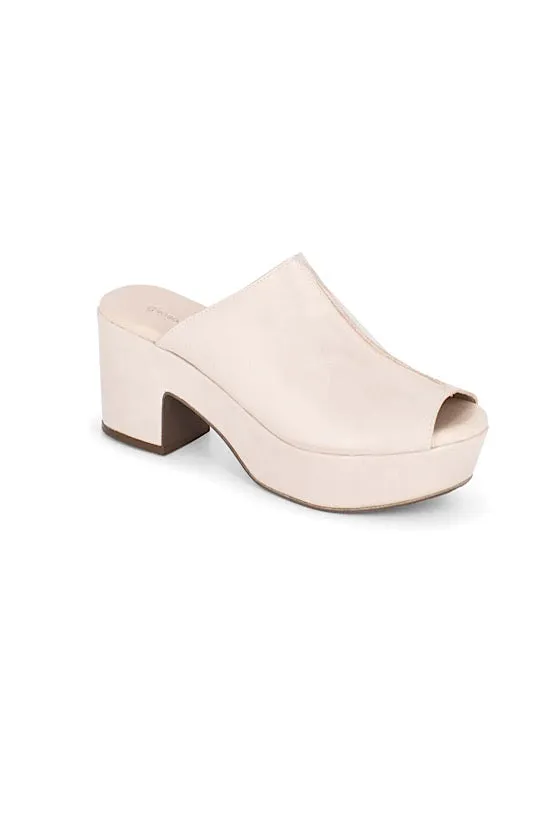FINAL SALE: Chocolat Blu Gadis in Ivory Leather