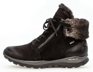 *FINAL SALE*76866.47 - Black Oiled Nubuck Leather