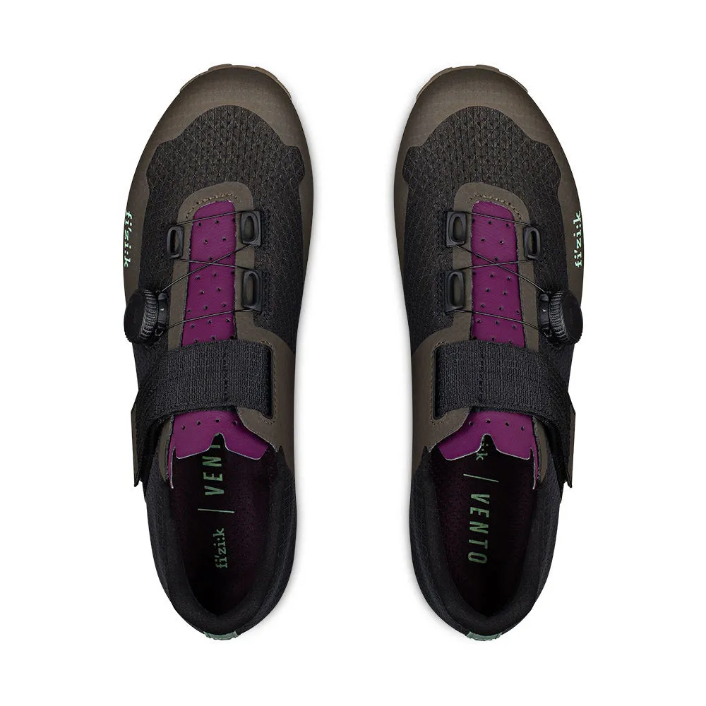 FIZIK Zapatillas de Bicicleta Vento Ferox Carbon | Mud-Grape