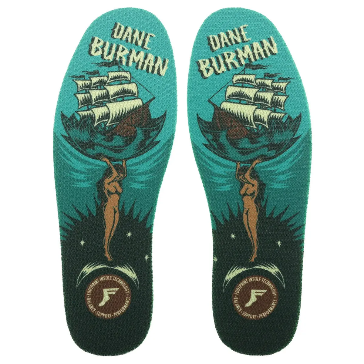 Footprint - King Foam Flat High 7mm Insoles Dane Burman Atlas