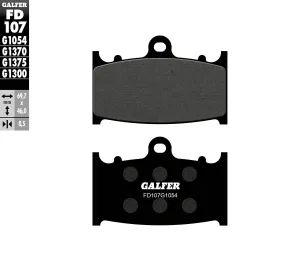GALFER FD107G1054 Semi-Metallic Brake Pads
