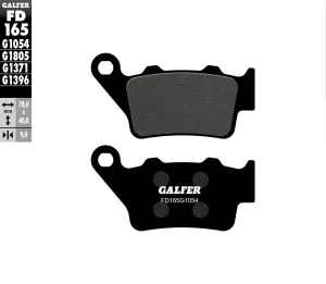 GALFER FD165G1054 Semi-Metallic Brake Pads