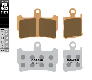 GALFER FD442G1375 HH Sintered Brake Pads