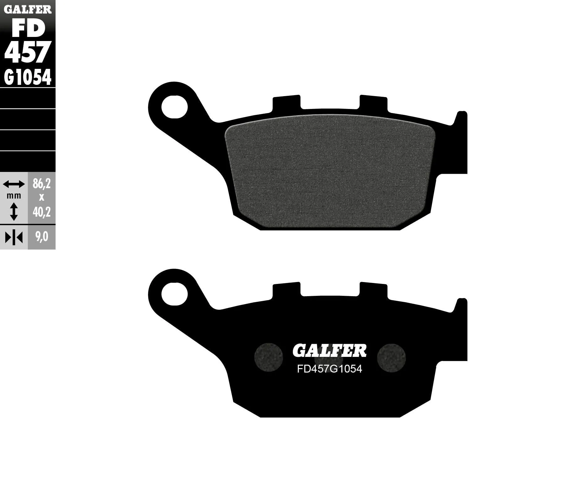 GALFER FD457G1054 Semi-Metallic Brake Pads