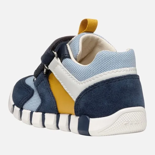 Geox - Iupidoo Baby - Navy/Ocher Yellow